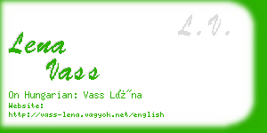 lena vass business card